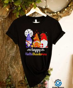 Gnomes Happy Hallothanksmas Halloween Thanksgiving Christmas 2022 shirt