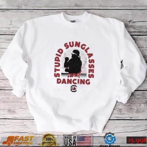 South Carolina Gamecocks stupid sunglasses and dancing shirt