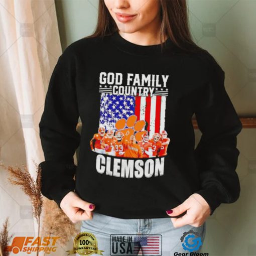 God family country Clemson Tigers American flag 2022 shirt