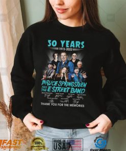 50 Years 1972 – 2022 Bruce Springsteen And The E Street Band Thank You For The Memories T Shirt