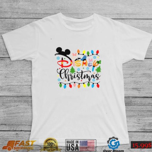 Mickey Mouse Christmas Light Shirt, Gift For Happy Birthday