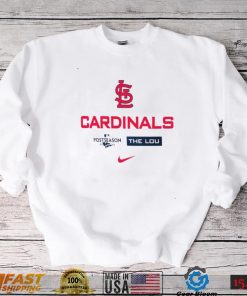 St. Louis Cardinals Nike 2022 Postseason Authentic The Lou shirt