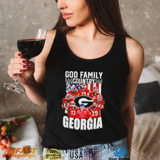 God family country Georgia Bulldogs American flag 2022 shirt