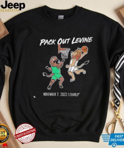 Coppin State Eagles vs Charlotte 49ers mascot pack out Levine basketball 2022 shirt