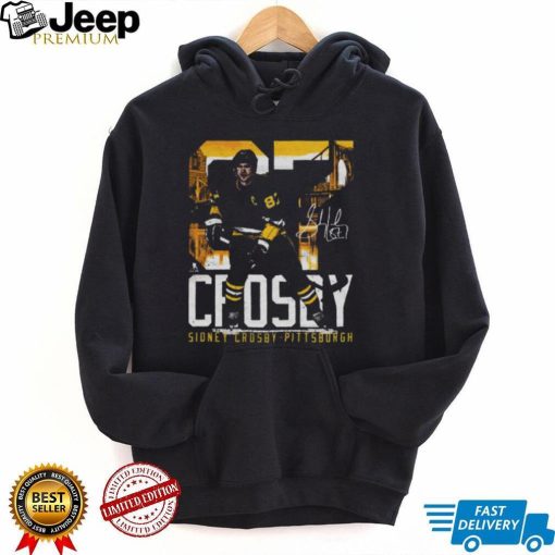 Official Sidney Crosby Pittsburgh Landmark signature shirt