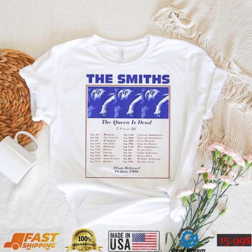 The Smiths Us Tour 86 Queen Is Dead T Shirt