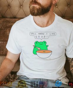 Greb comic frog y’all know I like soup shirt