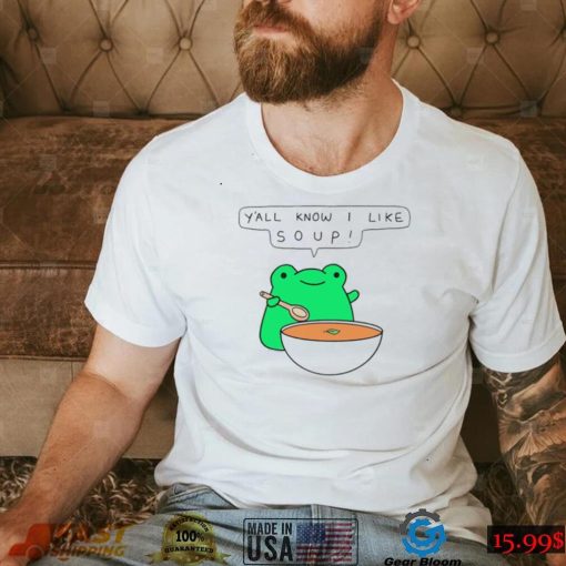 Greb comic frog y’all know I like soup shirt