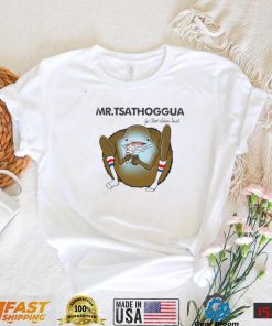 Mr Tsathoggua eating ice cream and watch phone shirt