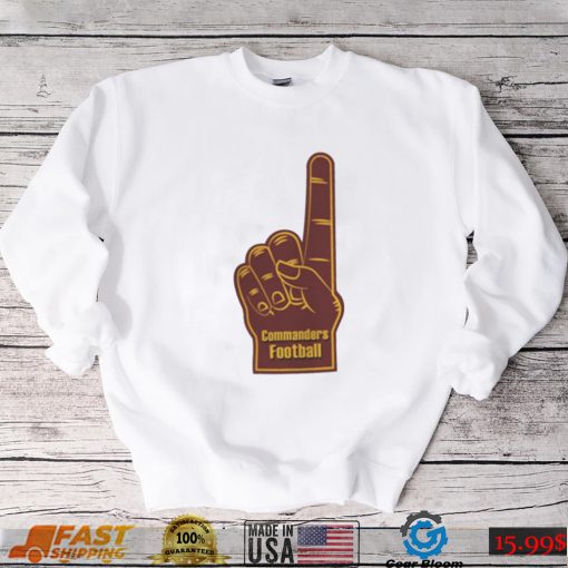 Winning Symbol Washington Commanders Football Foam Finger shirt