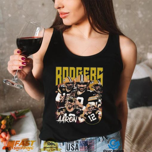 Aaron Rodgers 90s Vintage Shirt, American Football TShirt, NFL Fan Gifts