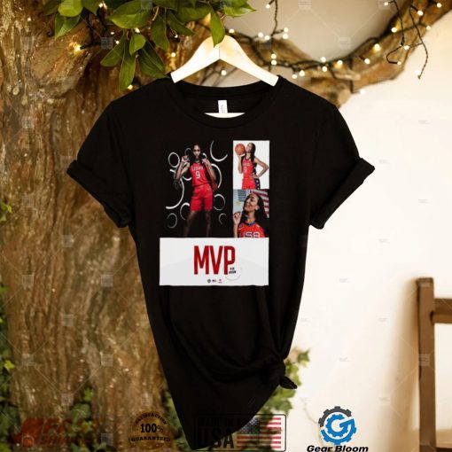 Aja wilson is 2022 fiba women’s basketball world cup mvp shirt