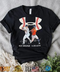 Alex Bregman And Jose Altuve Under Armour Houston Astros Signatures Shirt