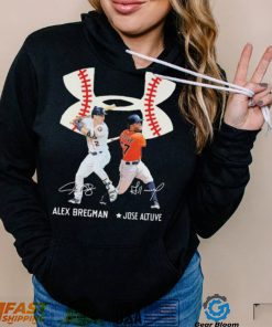 Alex Bregman And Jose Altuve Under Armour Houston Astros Signatures Shirt