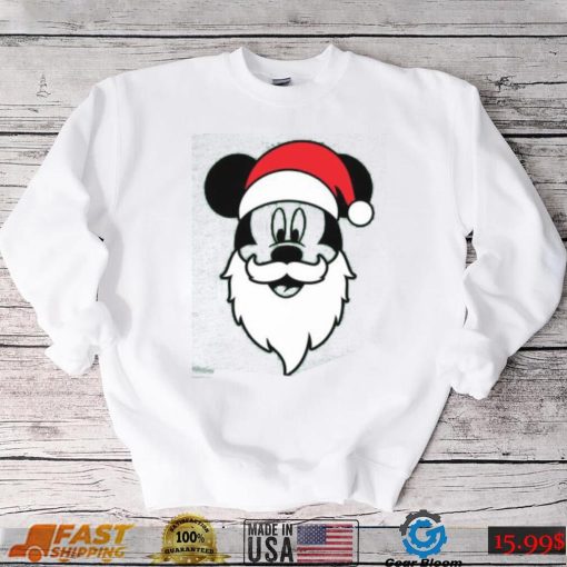 Santa Mickey Mouse Adult, Matching Merry Christmas Shirt