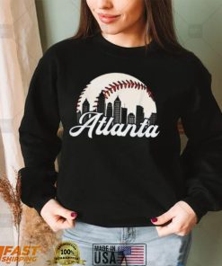 Atlanta Baseball Skyline, Atlanta Braves Cityscape T Shirt, Georgia Shirt