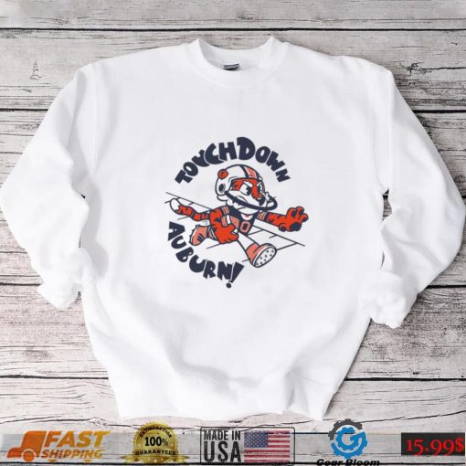 Auburn Tigers mascot touchdown Auburn shirt