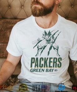 Green Bay Packers Marvel Wolverine Slash Shirt