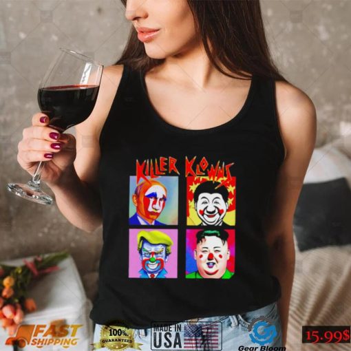 Killer klowns clowns dictator Putin Xi Jinping Trump Kim Jongun Halloween shirt