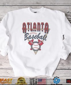 Retro Atlanta Braves Baseball Christmas Sweatshirt, Men’s & Women’s Baseball Apparel