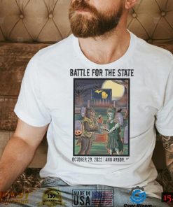 Michigan Wolverines vs Michigan State Spartans mascot battle for the State 2022 shirt