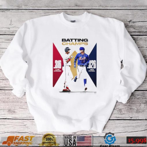 Batting Champs Luis Arraez And Jeff Mcneil 2022 Shirt