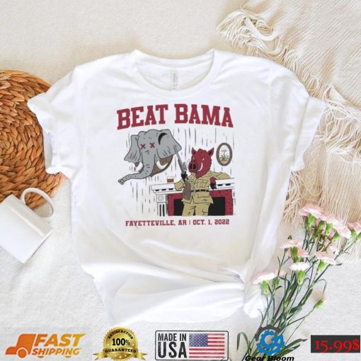 Beat BAMA Arkansas Razorback Vs Alabama Crimson Tide Gameday 2022 Shirt