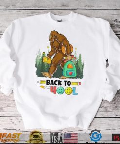 Bigfoot back to school art 2022 shirt