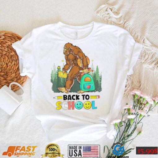 Bigfoot back to school shirt