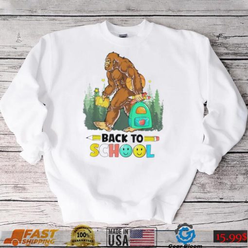 Bigfoot back to school shirt