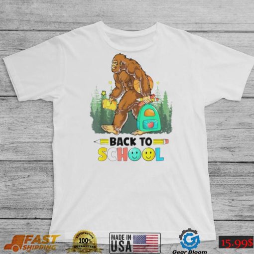 Bigfoot back to school shirt