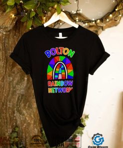 Bolton Rainbow Network colorful shirt