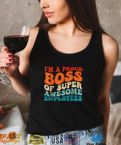 Boss Day Employee Appreciation Office Groovy T Shirt