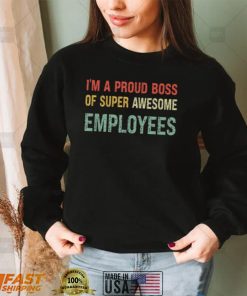 Boss Day Employee Appreciation Office Vintage Distressed T Shirt