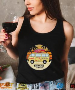 Surfer Boy Pizza Van Stranger Things bus vintage shirt