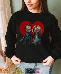 Bride Of Tiffani And Chucky T Shirt