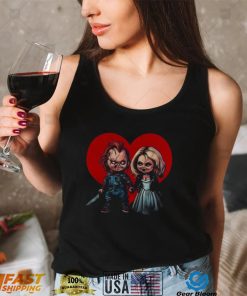 Bride Of Tiffani And Chucky T Shirt