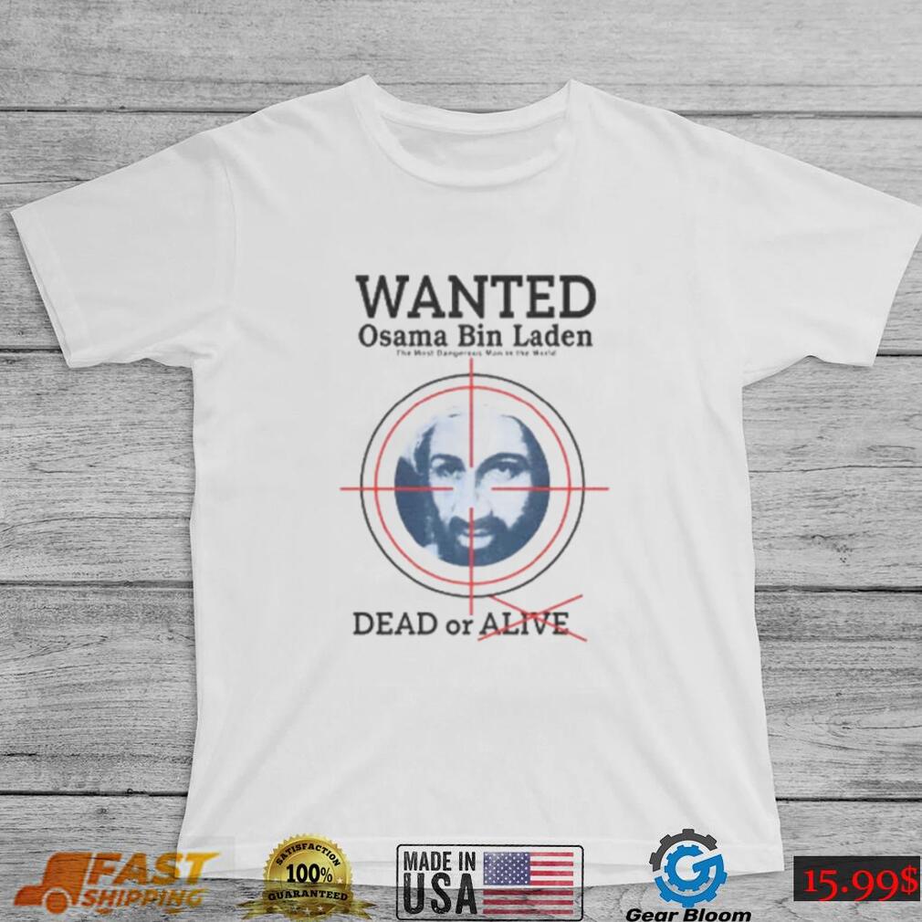 Bruce Wanted Osama Bin Laden T Shirt - Gearbloom
