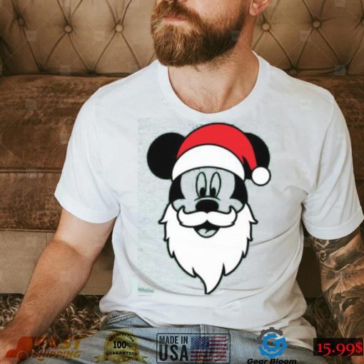 Santa Mickey Mouse Adult, Matching Merry Christmas Shirt