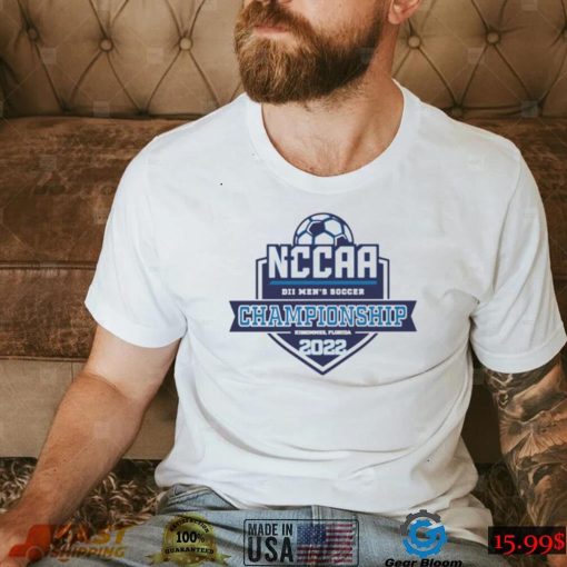 2022 NCCAA DII men’s soccer championship Kissimmee Florida logo shirt