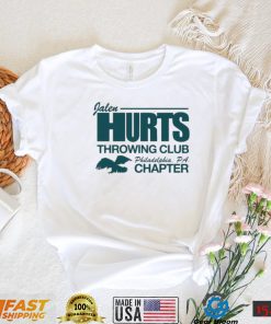 Jalen Hurts Throwing Club Philadelphia Chapter Shirt