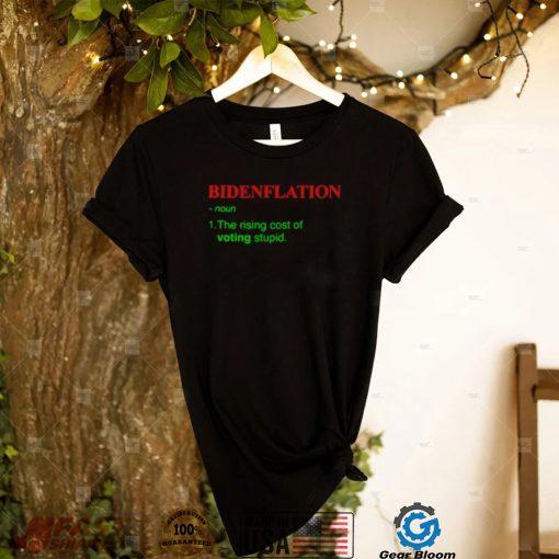 CHRISTMAS BIDENFLATION THE RISING COST OF VOTING STUPID SHIRT