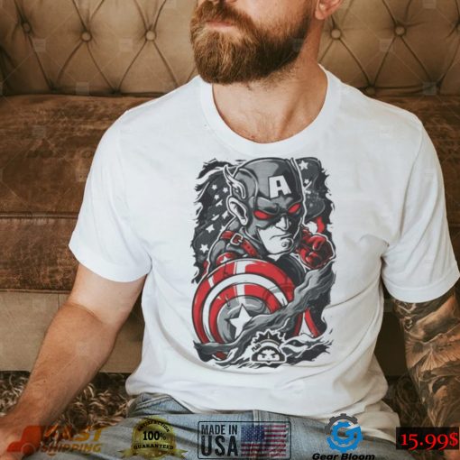 When Captain Americand Mad Mad Avongers Marvel Avenger shirt