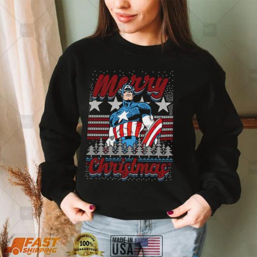 Captain America Christmas T Shirt