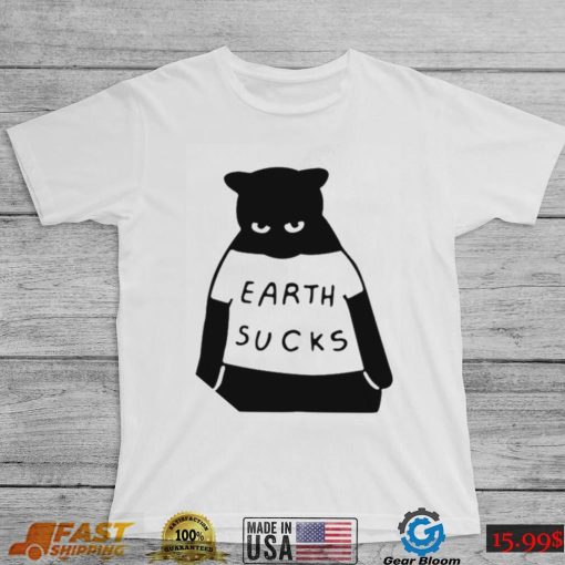 Cat Earth Sucks Shirt