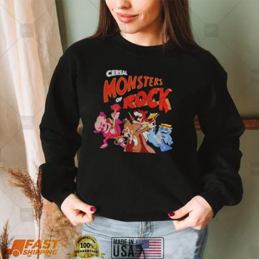 Cereal monsters rock shirt