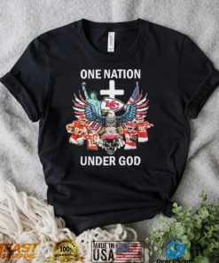 Chief Nation One Nation Under God Skull Kansas City Chiefs Shirt