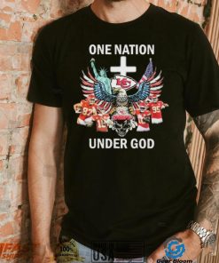 Chief Nation One Nation Under God Skull Kansas City Chiefs Shirt