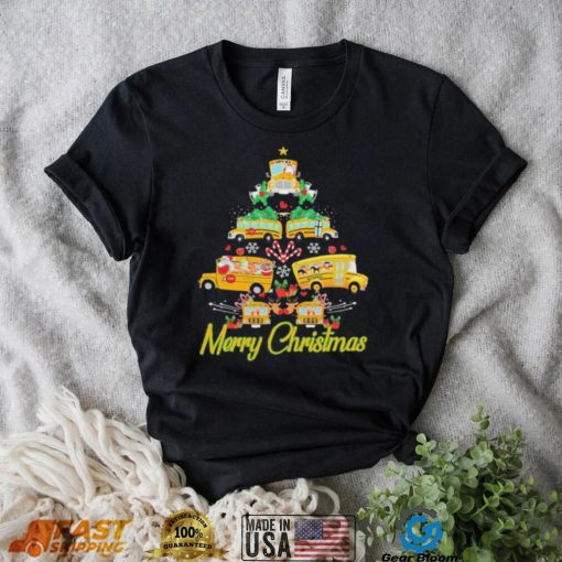 Christmas Tree School Bus Merry Christmas Sweatshirt