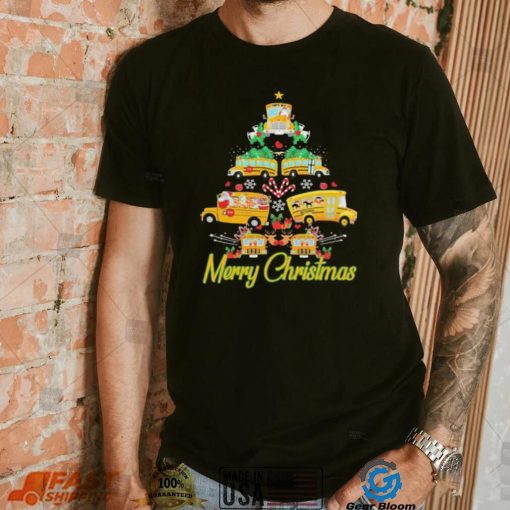 Christmas Tree School Bus Merry Christmas Sweatshirt